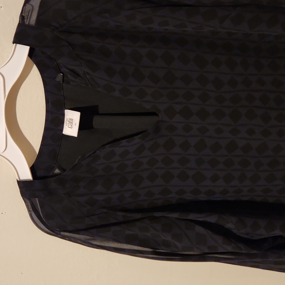 ❤️ CABI DIAMOND PRINT HARLEQUIN TUNIC SHIFT DRESS, XS - Picture 4 of 9